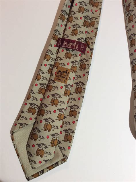 hermes hippo tie|Hermes double baucher ties.